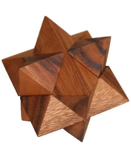 6 Wooden Puzzle Gift Set in A Wood Box - 3D Unique IQ Puzzles $51.95 - Brain Teaser Puzzles