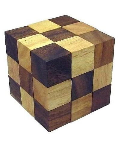 6 Wooden Puzzle Gift Set in A Wood Box - 3D Unique IQ Puzzles $51.95 - Brain Teaser Puzzles