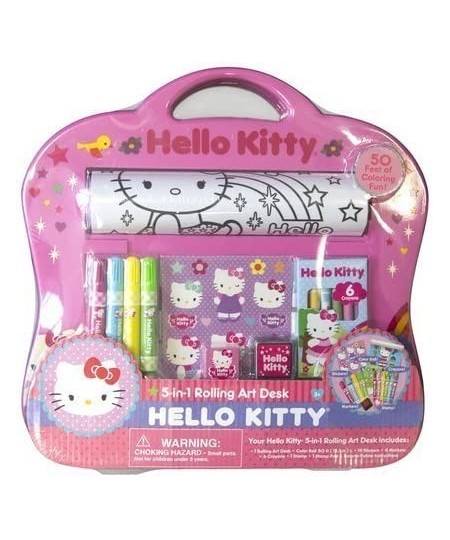 Hello Kitty 5-in-1 Rolling Art Desk $47.60 - Kids' Drawing & Writing Boards