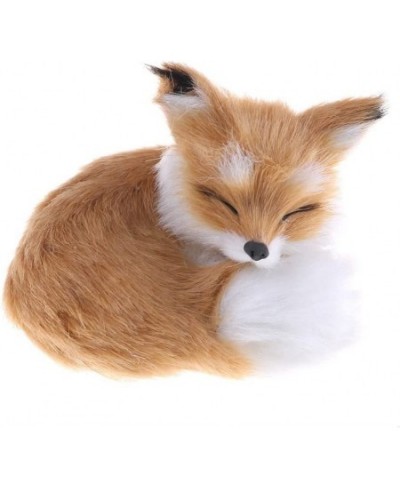 Fox Child Simulation Fox Cute Realistic Plush Doll (Brown) $16.29 - Plush Figure Toys