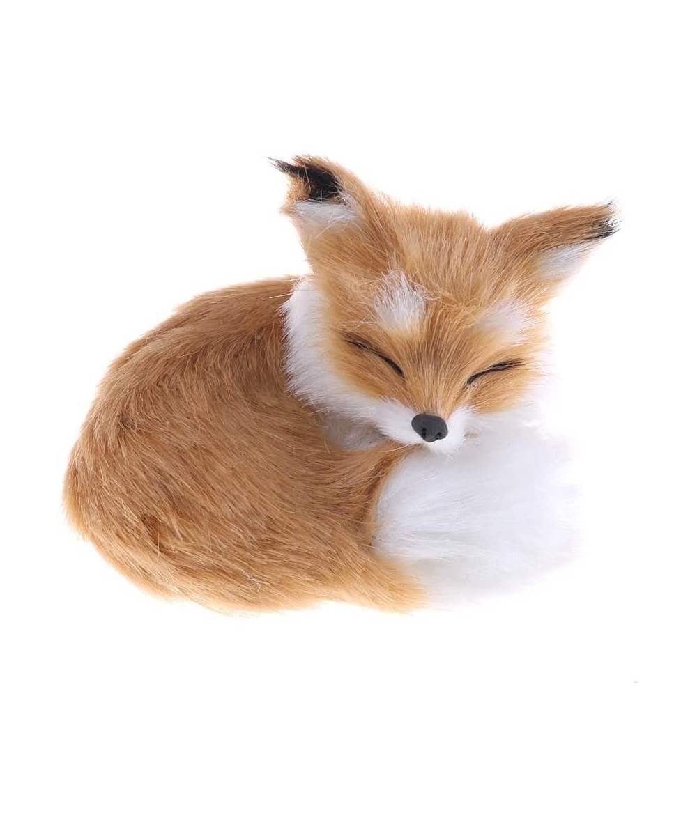 Fox Child Simulation Fox Cute Realistic Plush Doll (Brown) $16.29 - Plush Figure Toys