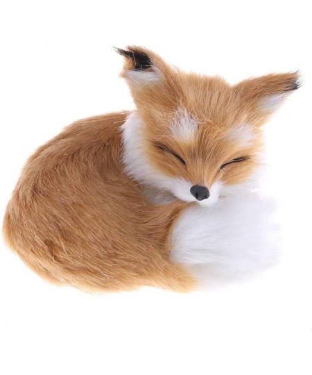 Fox Child Simulation Fox Cute Realistic Plush Doll (Brown) $16.29 - Plush Figure Toys