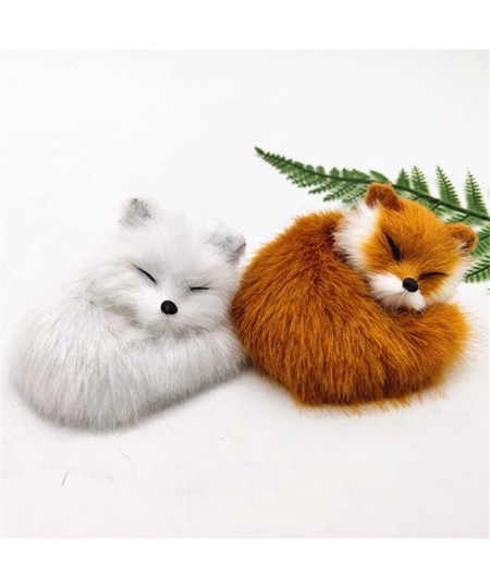 Fox Child Simulation Fox Cute Realistic Plush Doll (Brown) $16.29 - Plush Figure Toys