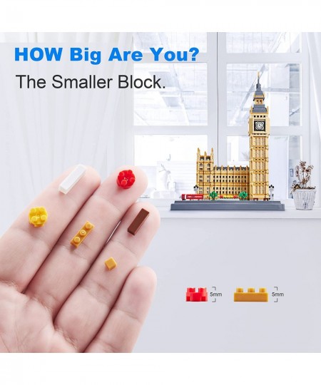 Architecture and Collection for Adults Big Ben Micro Blocks Set A Great Building Mini Bricks Kit Gifts for Kids（6473 pcs+） $7...