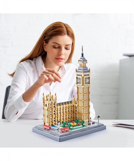 Architecture and Collection for Adults Big Ben Micro Blocks Set A Great Building Mini Bricks Kit Gifts for Kids（6473 pcs+） $7...