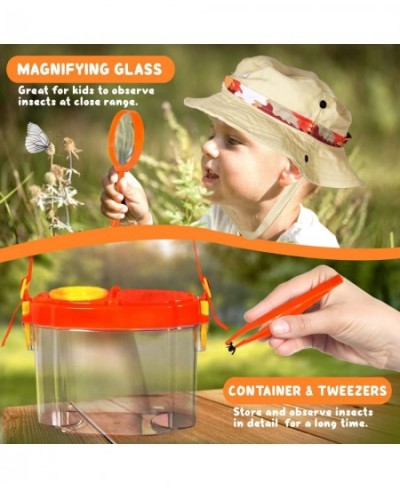 Complete Kids’ Outdoor Adventure Explorer Set Camping and Backyard Safari Kit with Hat Vest Binoculars Magnifying Glass Flash...