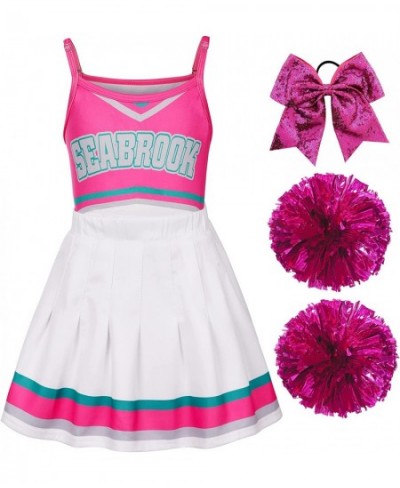 Girls Cheerleader Costume Halloween Party Dress Up with Accessories $39.85 - Kids' Costumes