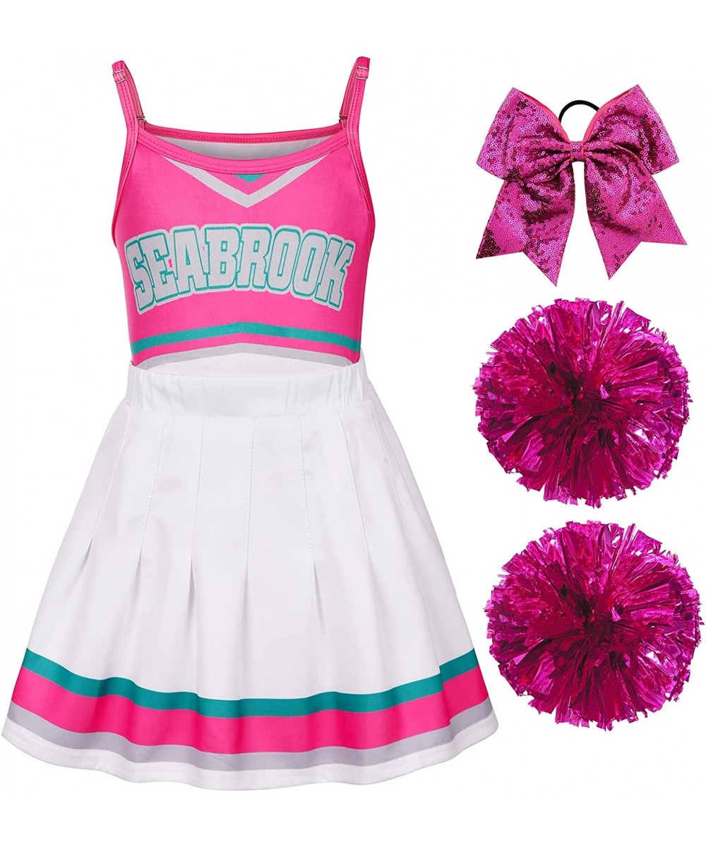 Girls Cheerleader Costume Halloween Party Dress Up with Accessories $39.85 - Kids' Costumes