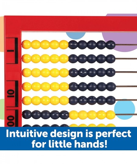 2-Color Desktop Abacus Red Frame Color Coded Math Concepts Ages 5+ $25.51 - Early Development & Activity Toys