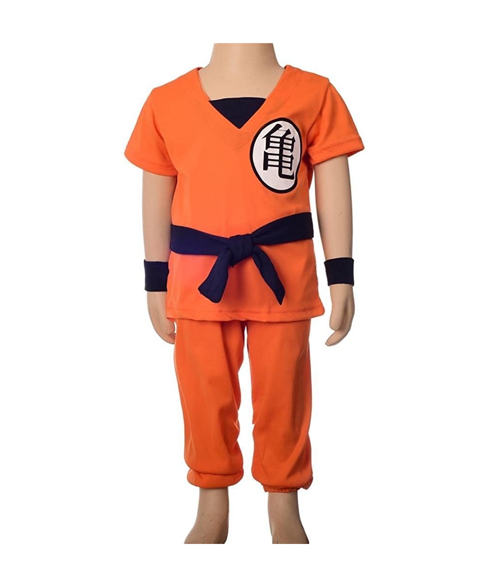 Toddler Little Boys Anime Cosplay Costume Clothing Set Dress Up Size 2T to 8 Orange $23.00 - Kids' Costumes