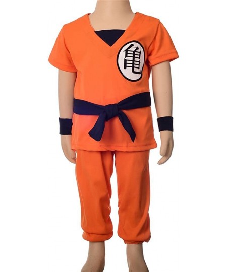 Toddler Little Boys Anime Cosplay Costume Clothing Set Dress Up Size 2T to 8 Orange $23.00 - Kids' Costumes