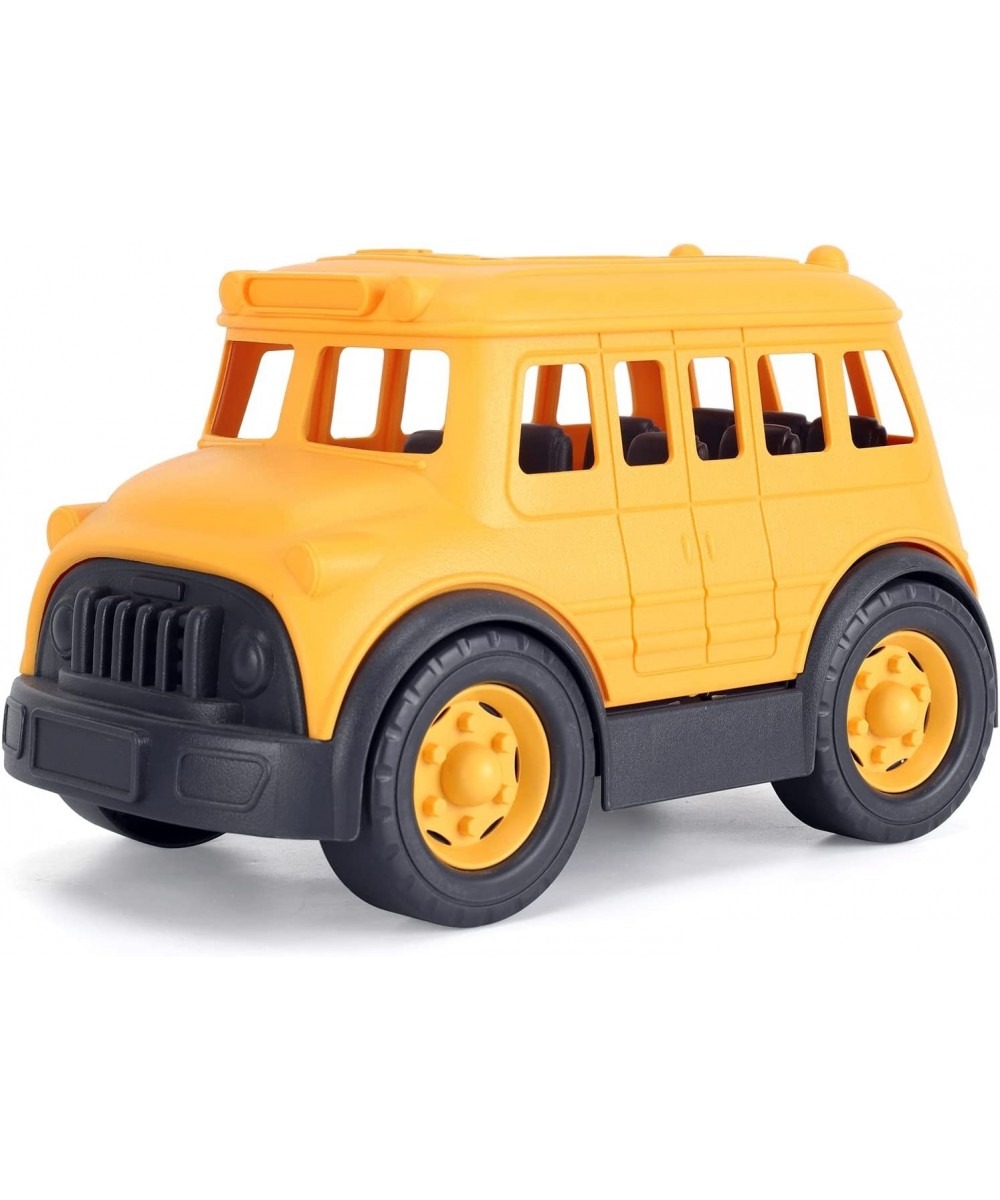 Big School Bus Toy for Toddlers Yellow Plastic Vehicle for Kids Boys Girls Toddler Play $32.14 - Kids' Play Construction Vehi...