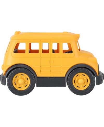 Big School Bus Toy for Toddlers Yellow Plastic Vehicle for Kids Boys Girls Toddler Play $32.14 - Kids' Play Construction Vehi...