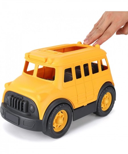 Big School Bus Toy for Toddlers Yellow Plastic Vehicle for Kids Boys Girls Toddler Play $32.14 - Kids' Play Construction Vehi...