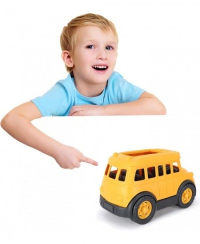 Big School Bus Toy for Toddlers Yellow Plastic Vehicle for Kids Boys Girls Toddler Play $32.14 - Kids' Play Construction Vehi...