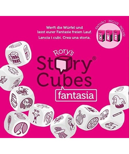 Asmodee Story Cubes Fantasia Family Game Story Game German Multicolor 879844 $42.32 - Dice Games