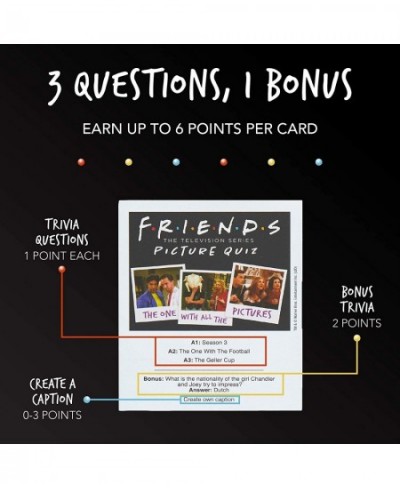 Friends TV Show Friends Picture Quiz Trivia Game $20.90 - Card Games