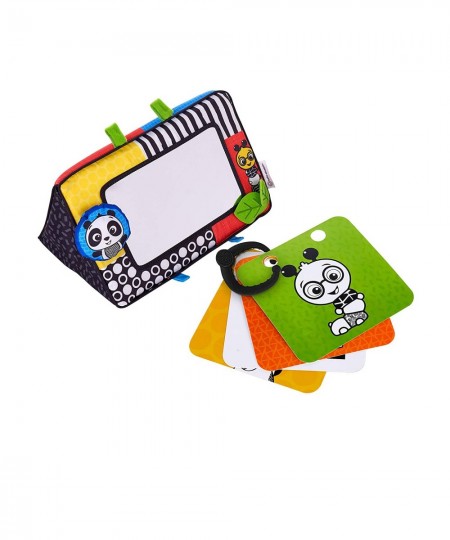 Flip For Art High Contrast Floor Activity Mirror with Take Along Cards Tummy Time Play Newborn+ $19.43 - Baby Mirror Toys