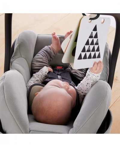 Flip For Art High Contrast Floor Activity Mirror with Take Along Cards Tummy Time Play Newborn+ $19.43 - Baby Mirror Toys