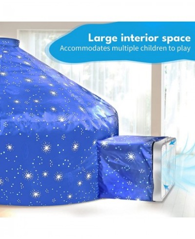 The Original Fast Build A Fort Inflatable Fort for Kids - Playhouse for Kids (Constellation Blue) $66.75 - Kids' Play Tents &...