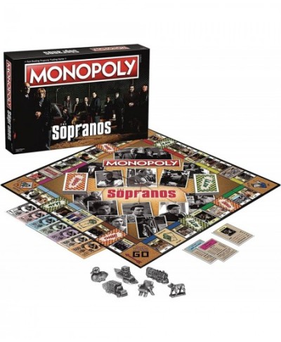 Monopoly The Sopranos | Based on HBO Crime Drama The Sopranos | Featuring Familiar Locations Callouts and References to The E...