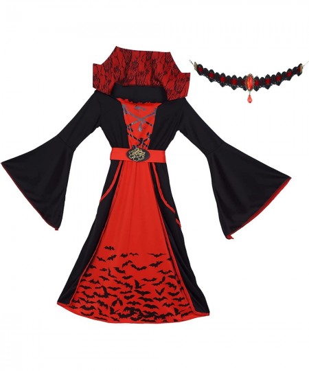 Royal Vampire Costume for Girls Halloween Dress Up Party $32.45 - Kids' Costumes