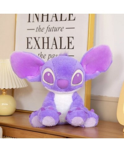 Stitch Plush Stuffed Toys Purple Stitch Figure Plushie Dolls Purple and Stitch Gifts Soft and Cuddly Plush Cuddle Pillow Budd...