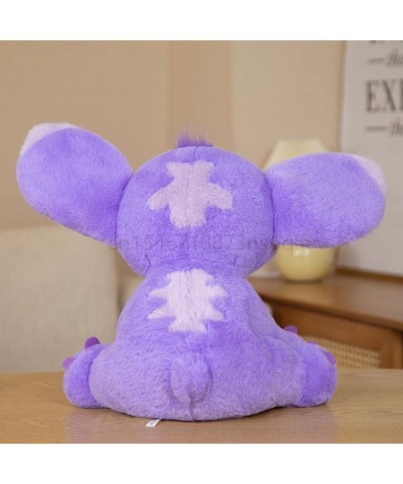 Stitch Plush Stuffed Toys Purple Stitch Figure Plushie Dolls Purple and Stitch Gifts Soft and Cuddly Plush Cuddle Pillow Budd...