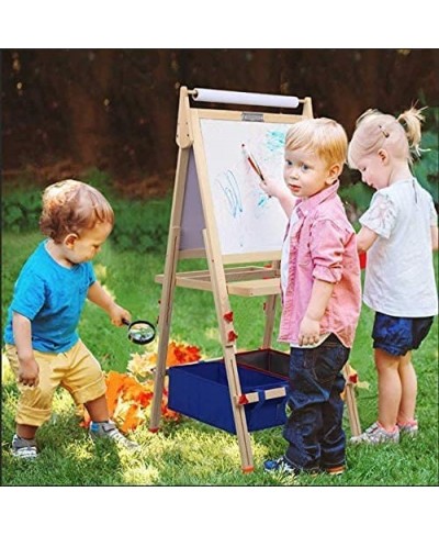 Art Easel for Kids Standing Kid's Art Easel Kids Easel with Magnetic Chalkboard & White Board Kids Art Easel with Paper Roll ...