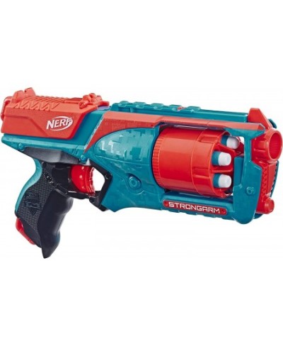 Strongarm N-Strike Elite Toy Blaster with Rotating Barrel Slam Fire and 6 Official Elite Darts Christmas Stocking Stuffers fo...