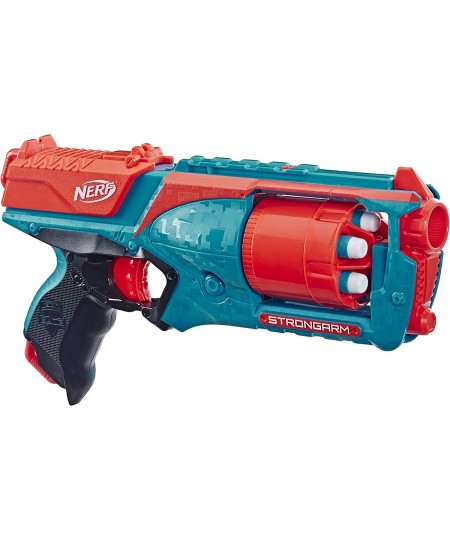 Strongarm N-Strike Elite Toy Blaster with Rotating Barrel Slam Fire and 6 Official Elite Darts Christmas Stocking Stuffers fo...