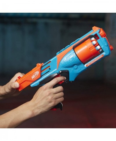 Strongarm N-Strike Elite Toy Blaster with Rotating Barrel Slam Fire and 6 Official Elite Darts Christmas Stocking Stuffers fo...