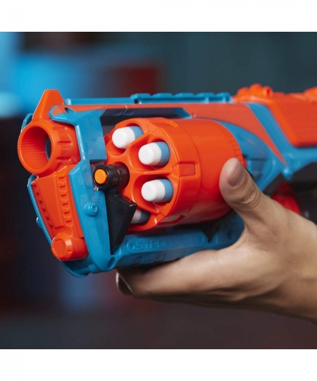 Strongarm N-Strike Elite Toy Blaster with Rotating Barrel Slam Fire and 6 Official Elite Darts Christmas Stocking Stuffers fo...