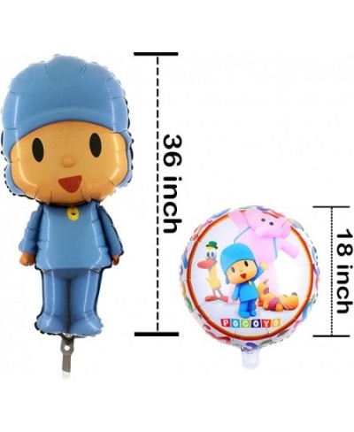 6PC POCOYO OPTION 2 FOIL BALLOONS BALLOON PARTY SUPPLIES FAVOR DECORATIONS DECOR THEME IDEA FUN CELEBRATION HAPPY BIRTHDAY FA...