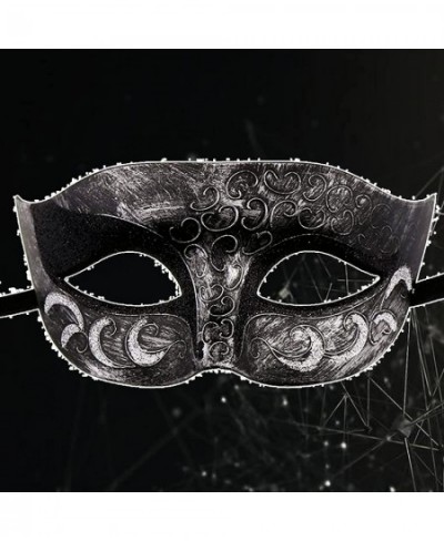 Rhinestone Rose Women Men Mask for Couples Mardi Gras $23.27 - Kids' Dress-Up Accessories