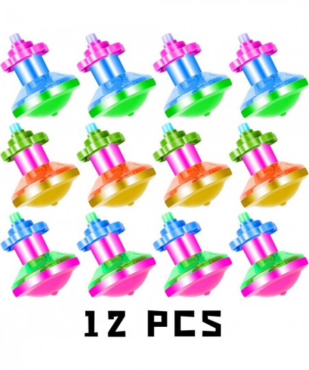 15 Pack Light Up Spinning Tops for Kids LED Gyro Flashing Peg-Top Spinner Toys Glow in The Dark Party Favors Bulk $29.15 - Sp...