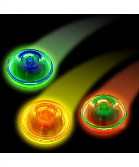 15 Pack Light Up Spinning Tops for Kids LED Gyro Flashing Peg-Top Spinner Toys Glow in The Dark Party Favors Bulk $29.15 - Sp...