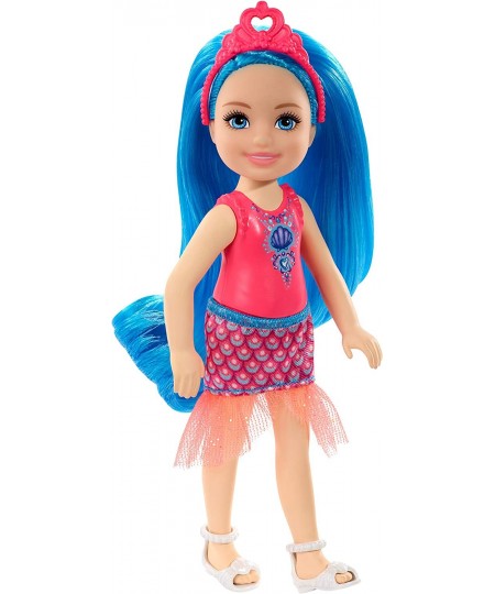 Dreamtopia Chelsea Sprite Doll 7-inch with Blue Hair Wearing Fashion and Accessories Multi (GJJ94) $23.05 - Dolls