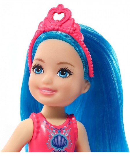 Dreamtopia Chelsea Sprite Doll 7-inch with Blue Hair Wearing Fashion and Accessories Multi (GJJ94) $23.05 - Dolls