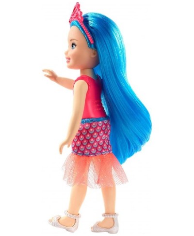 Dreamtopia Chelsea Sprite Doll 7-inch with Blue Hair Wearing Fashion and Accessories Multi (GJJ94) $23.05 - Dolls