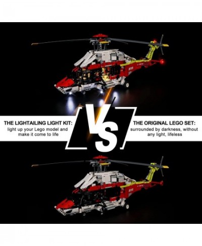 Light for Lego-42145 Airbus H175 Rescue-Helicopter - Led Lighting Kit Compatible with Lego Building Blocks Model - NOT Includ...