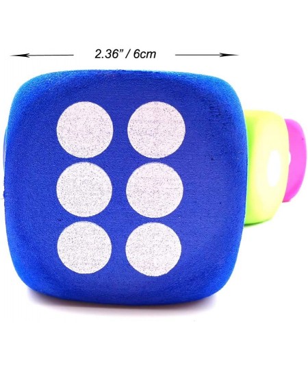 Jumbo EVA Dices Giant Dot EVA Foam Dices for Kids Building Blocks Educational Party Suppliers 4 Color 12PCS $25.92 - Dice Games