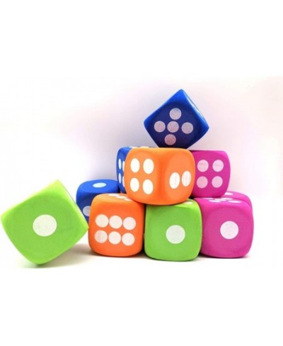 Jumbo EVA Dices Giant Dot EVA Foam Dices for Kids Building Blocks Educational Party Suppliers 4 Color 12PCS $25.92 - Dice Games