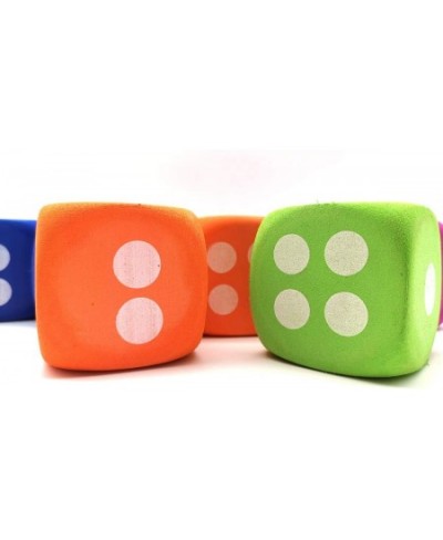 Jumbo EVA Dices Giant Dot EVA Foam Dices for Kids Building Blocks Educational Party Suppliers 4 Color 12PCS $25.92 - Dice Games