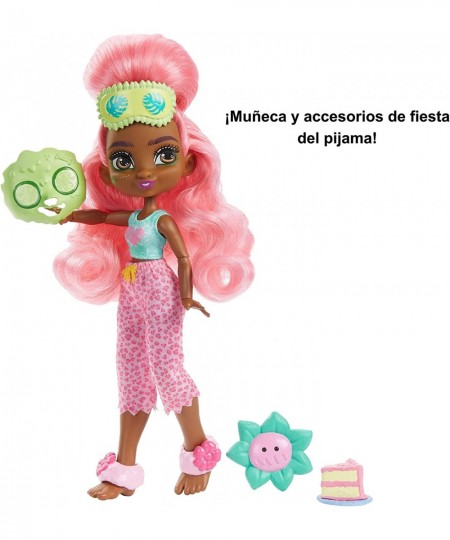 Cavetastic Sleepover Fernessa Doll (8 – 10-inch) Poseable Doll with Pink Hair and 3 Accessories Gift for 4 Year Olds and Up $...