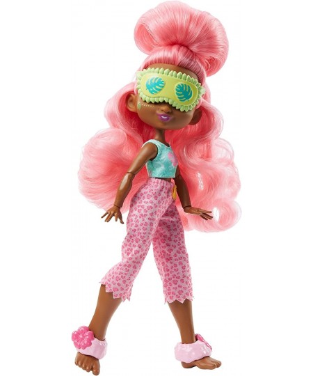 Cavetastic Sleepover Fernessa Doll (8 – 10-inch) Poseable Doll with Pink Hair and 3 Accessories Gift for 4 Year Olds and Up $...