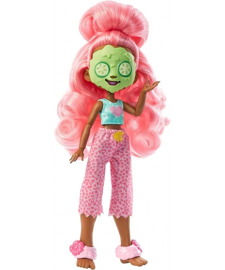 Cavetastic Sleepover Fernessa Doll (8 – 10-inch) Poseable Doll with Pink Hair and 3 Accessories Gift for 4 Year Olds and Up $...