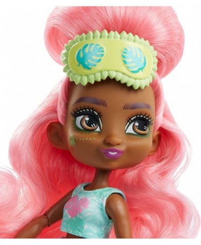 Cavetastic Sleepover Fernessa Doll (8 – 10-inch) Poseable Doll with Pink Hair and 3 Accessories Gift for 4 Year Olds and Up $...