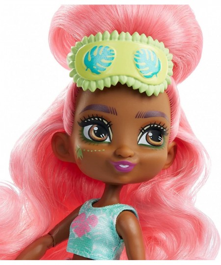 Cavetastic Sleepover Fernessa Doll (8 – 10-inch) Poseable Doll with Pink Hair and 3 Accessories Gift for 4 Year Olds and Up $...