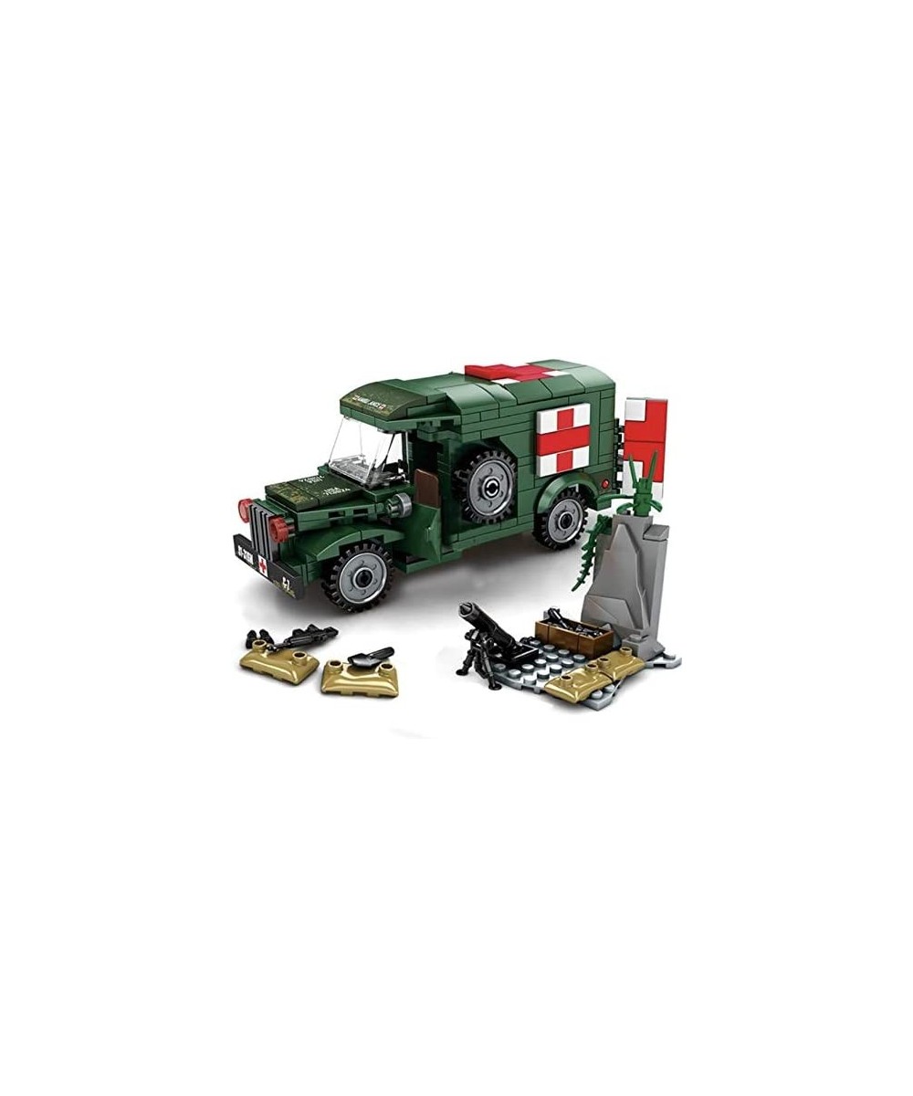 Army Toys - Building Blocks - Army Ambulance Building Blocks 262 Piece Plus All Accessories Shown Toy Playset Military Vehicl...